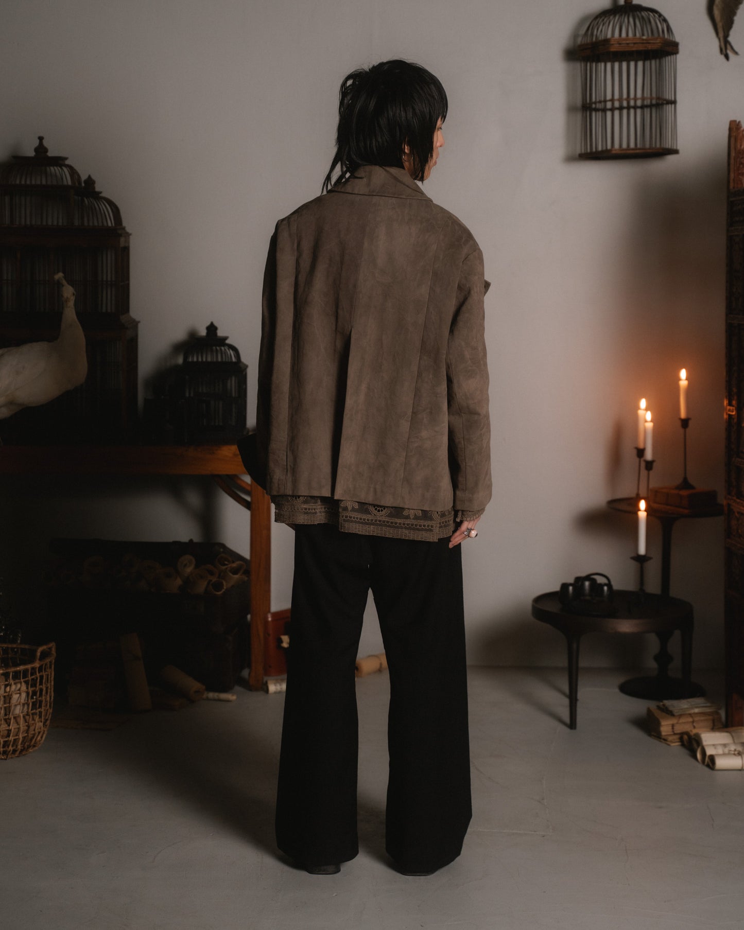 galgano blazer taupe