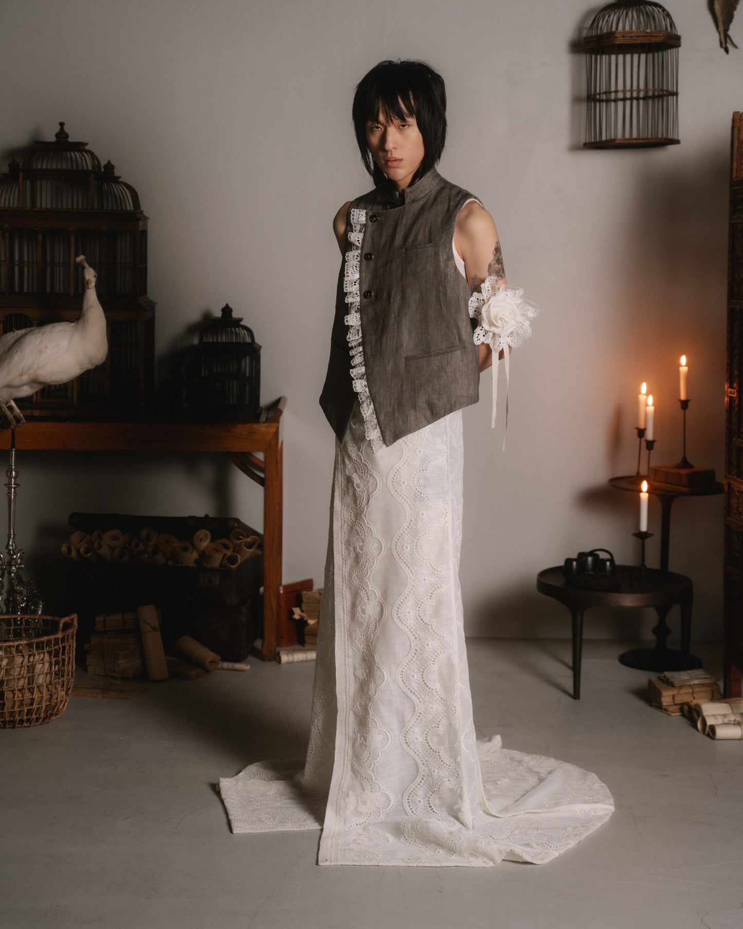 vivienne waistcoat grey