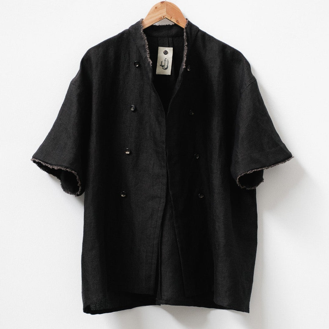 komo short sleeve shirt brown