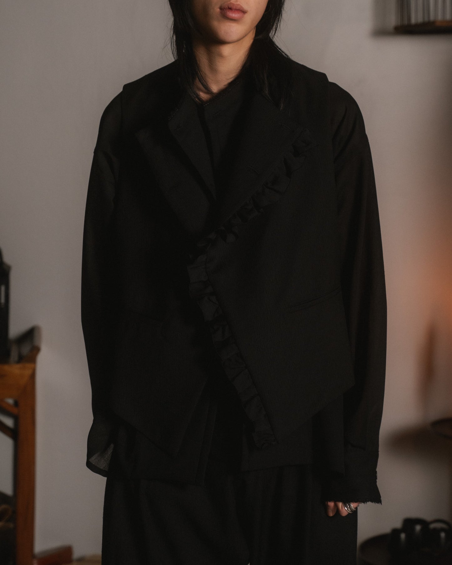 vivienne waistcoat black