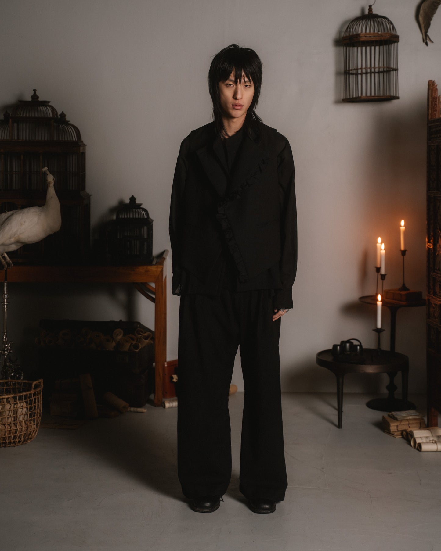 vivienne waistcoat black