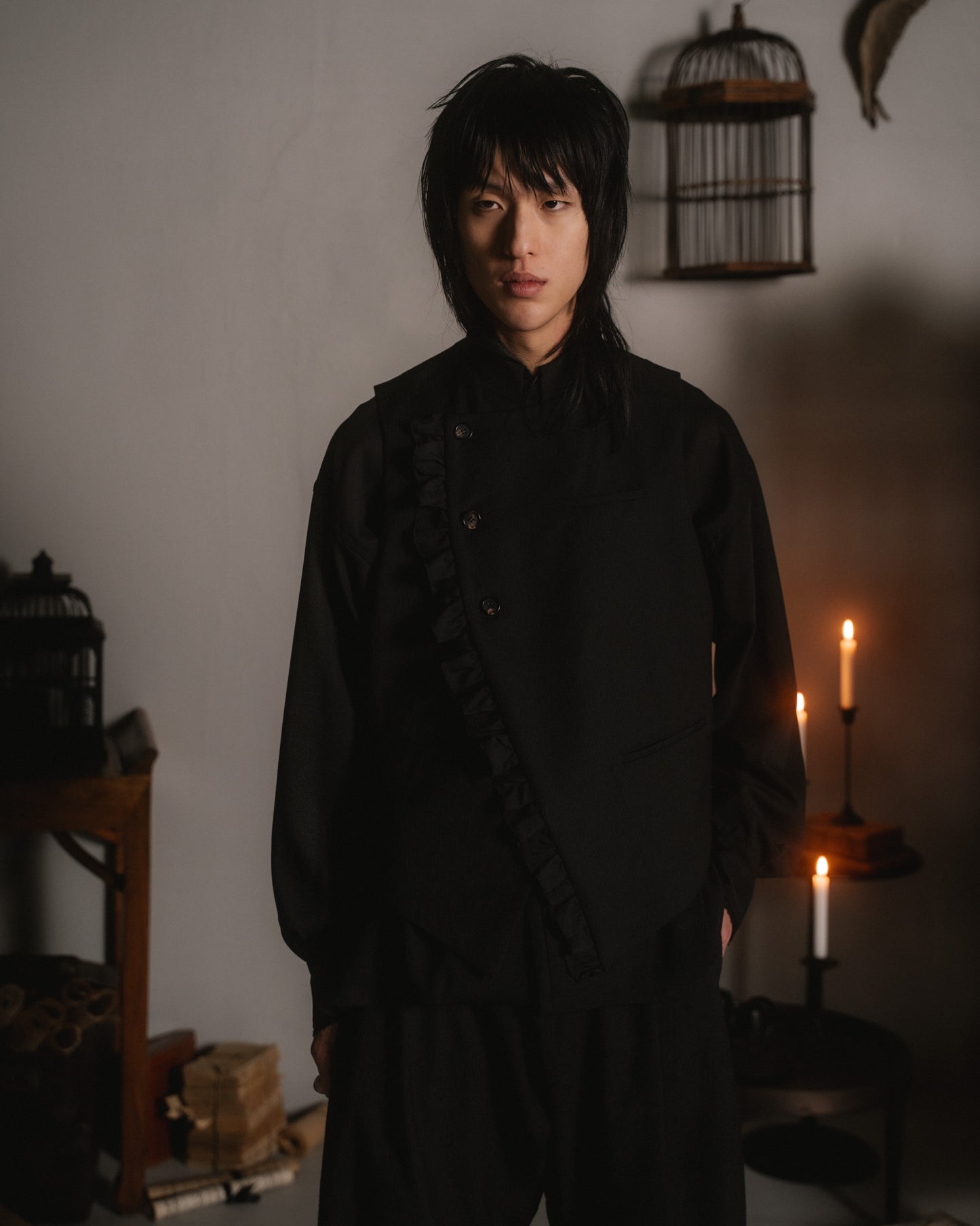 vivienne waistcoat black