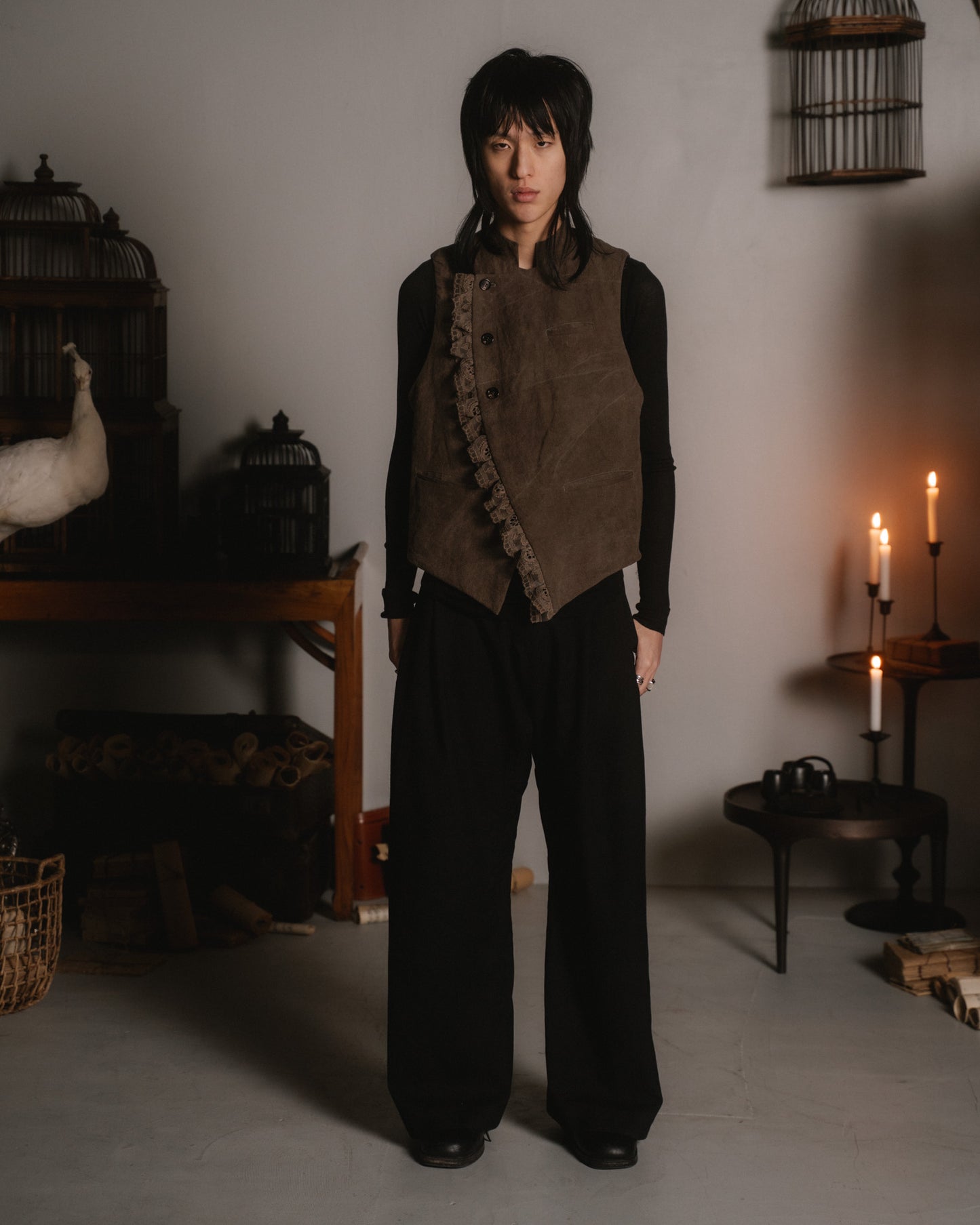 vivienne waistcoat taupe