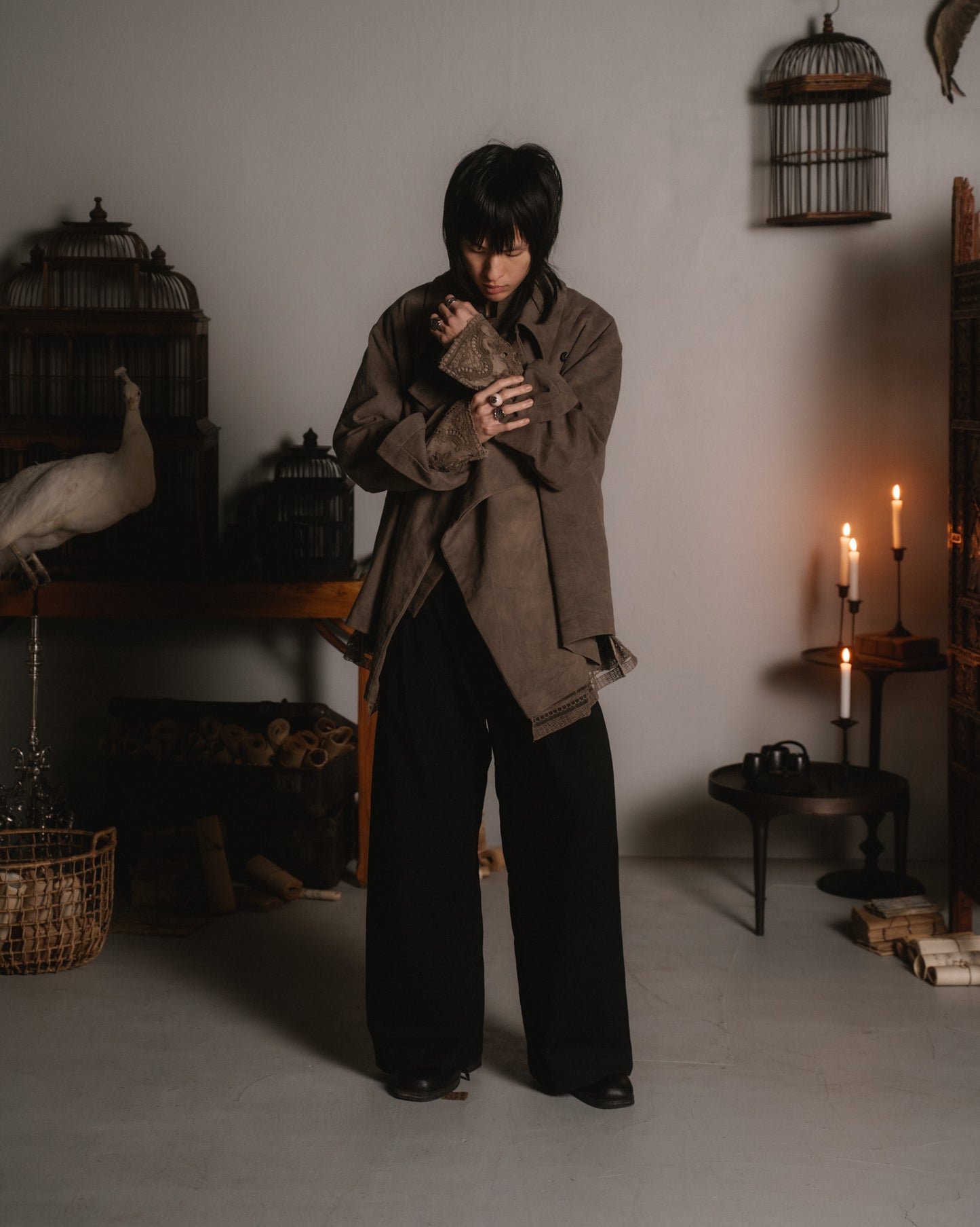 galgano blazer taupe