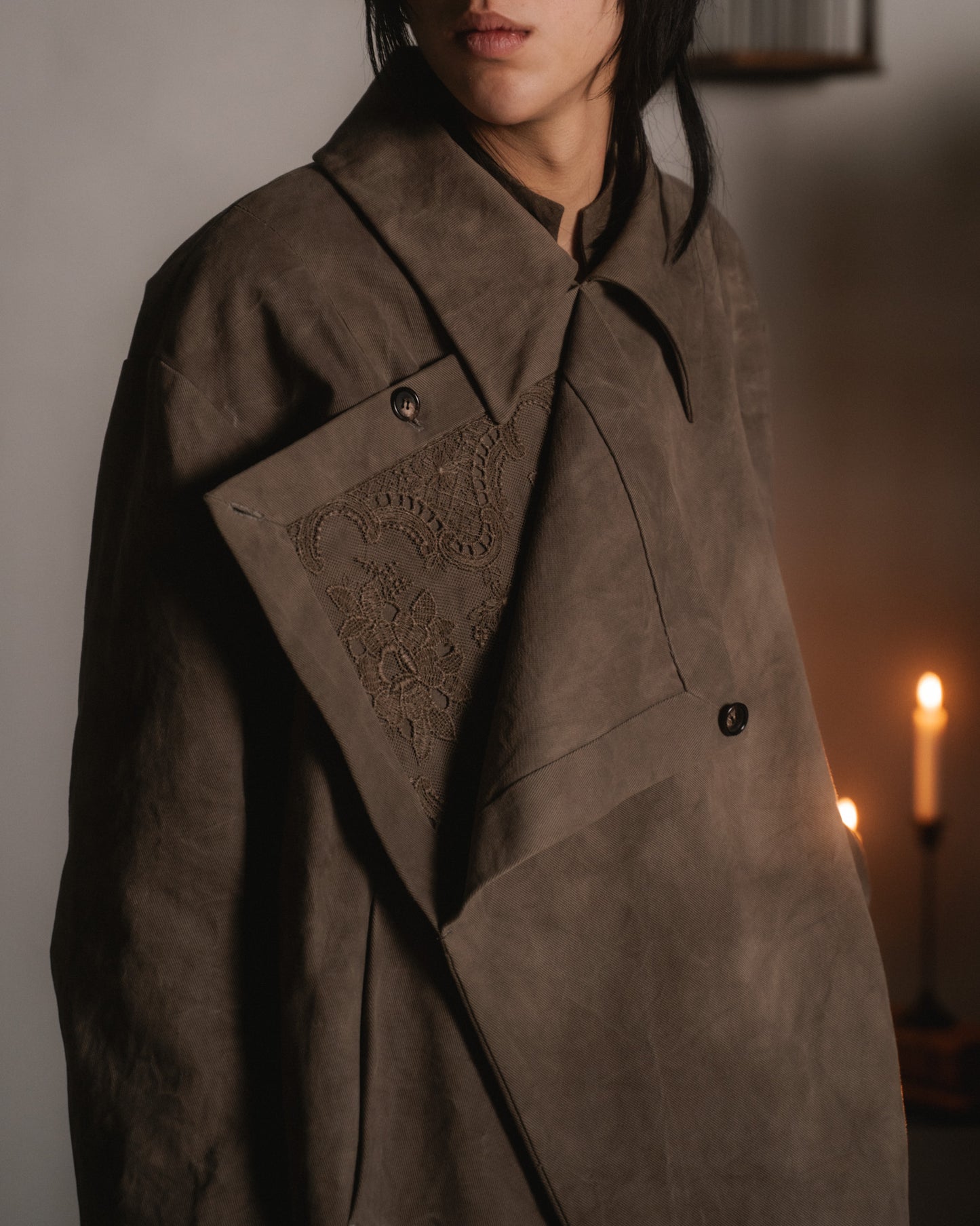 galgano blazer taupe