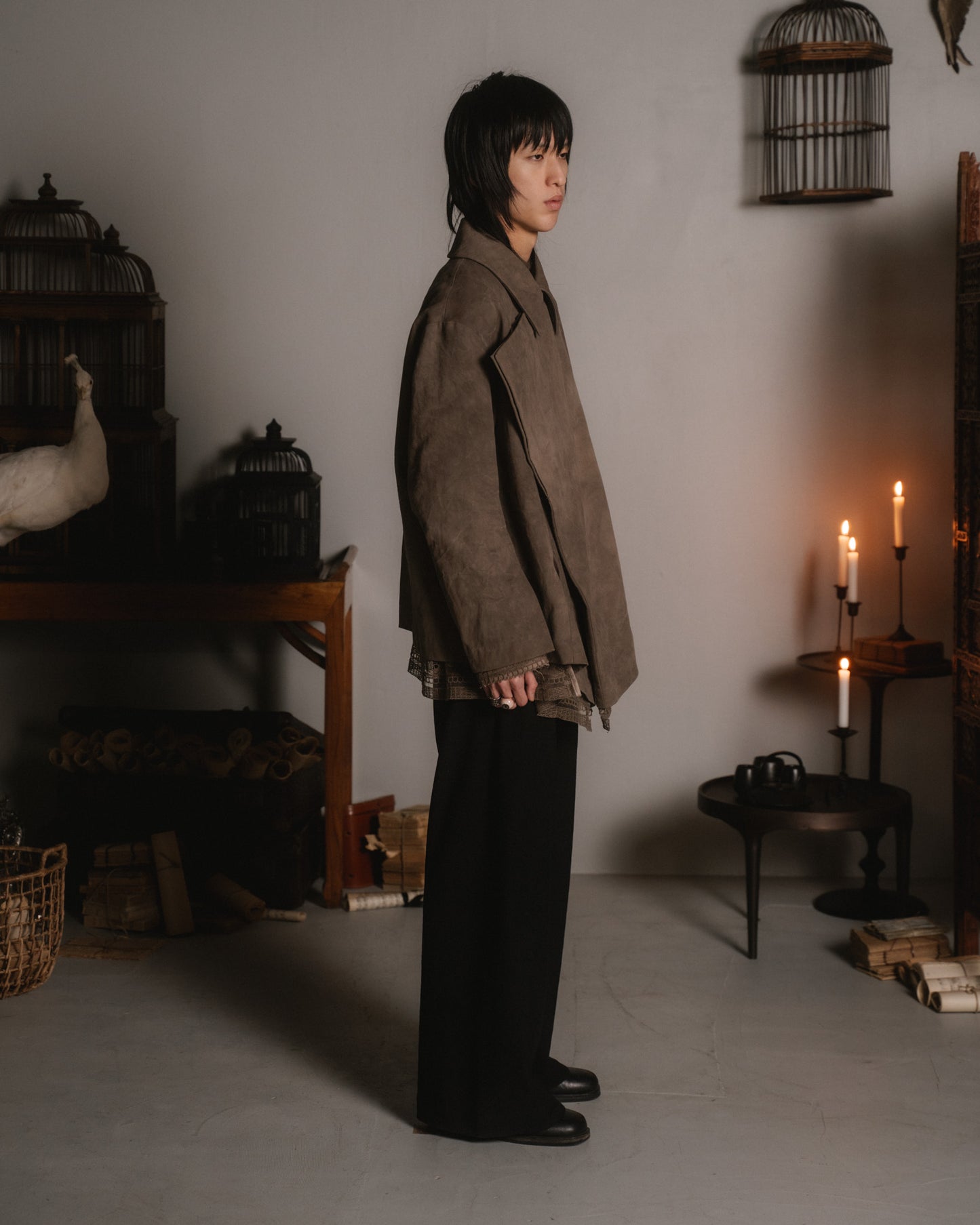 galgano blazer taupe