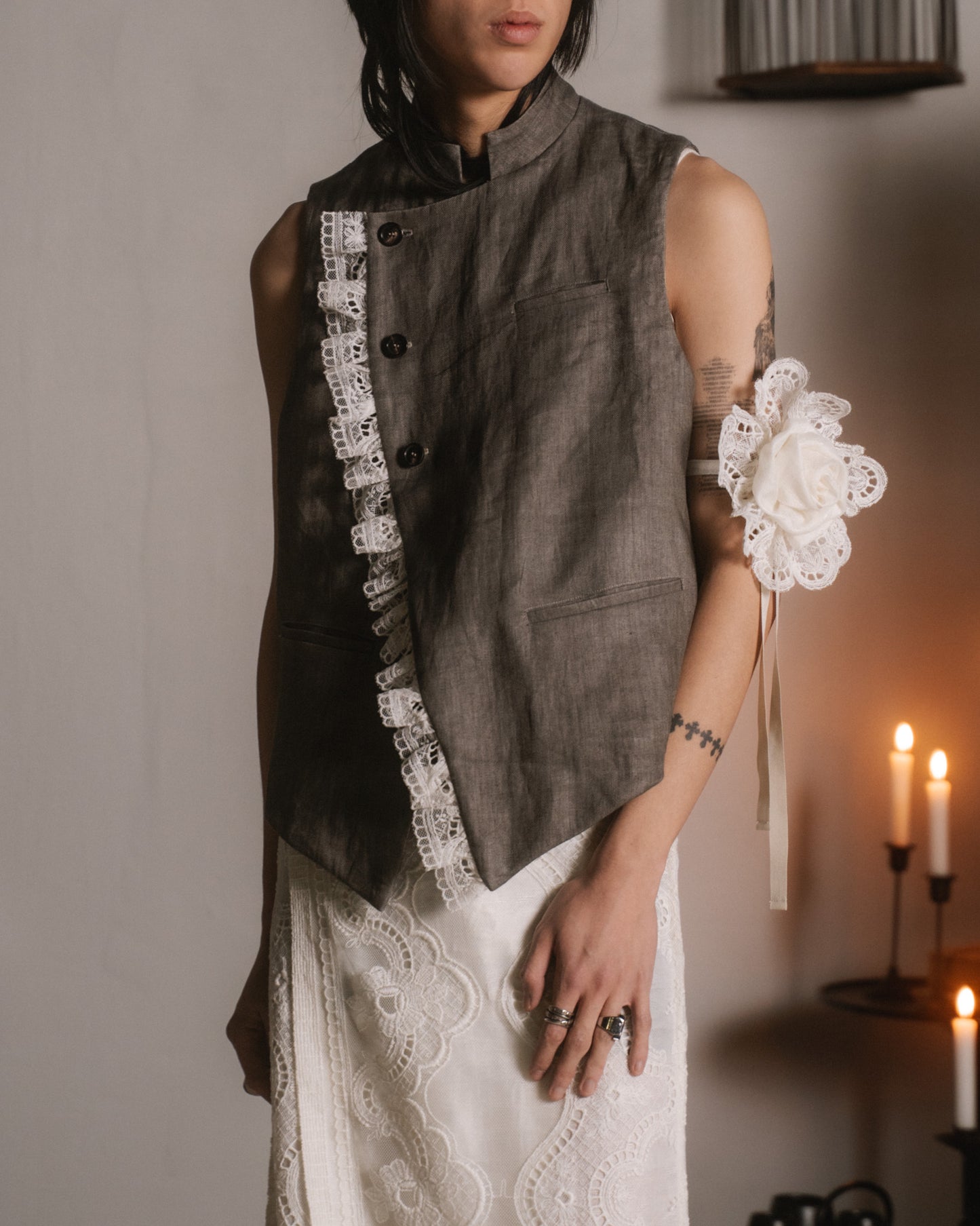 vivienne waistcoat grey