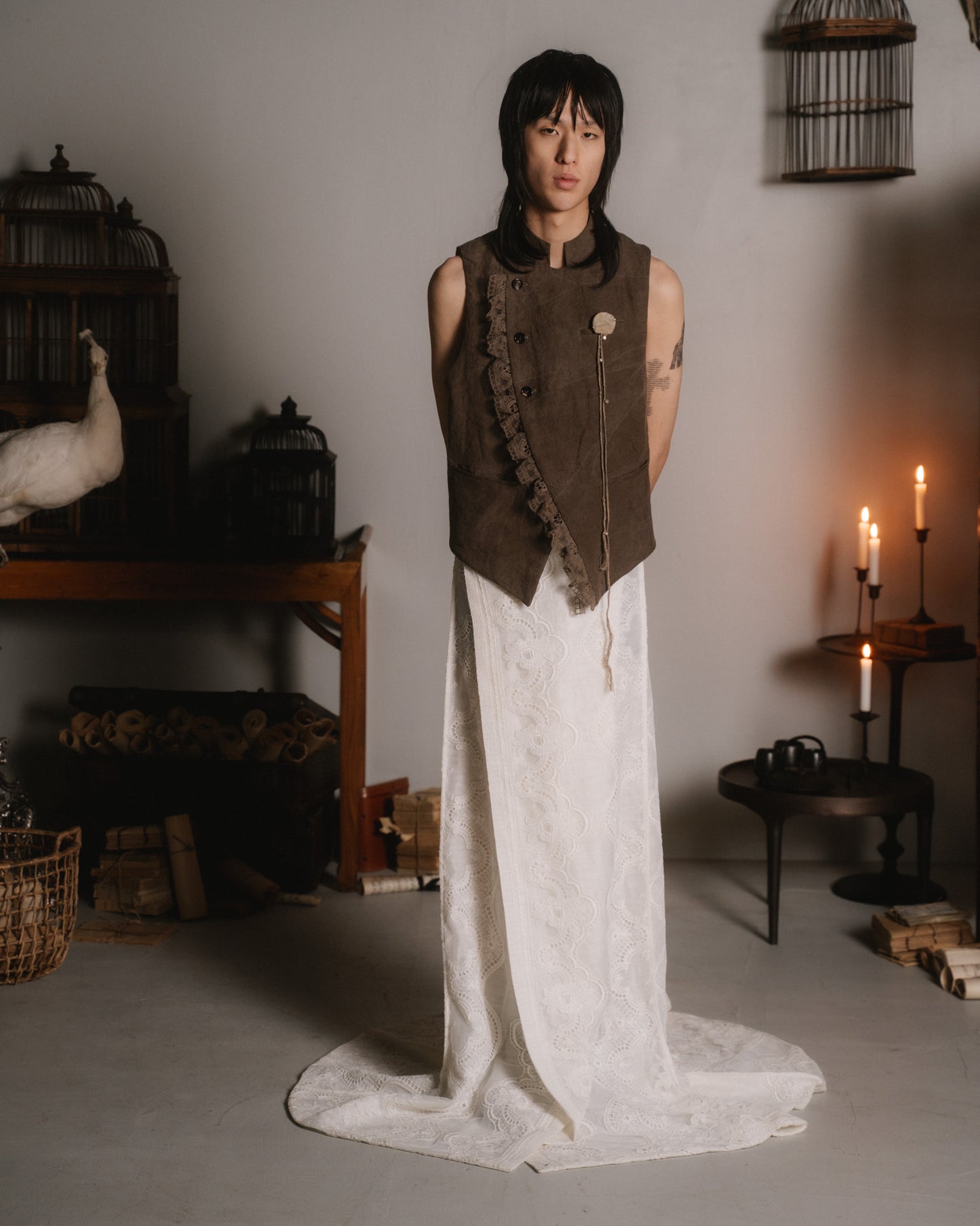 river stone brooch one