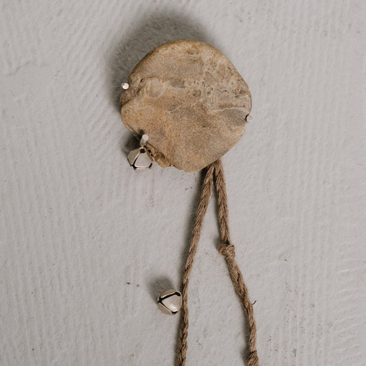 river stone brooch one